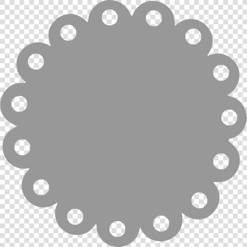 Scalloped Edge Square Clip Art  HD Png DownloadTransparent PNG