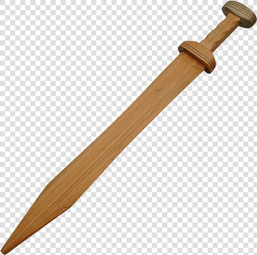 Gladiator Training Sword   Gladiator Training Wooden Swords  HD Png DownloadTransparent PNG