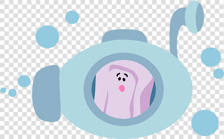 Blue S Clues Slippery In Submarine Blues Clues  Bubble   Cartoon  HD Png DownloadTransparent PNG