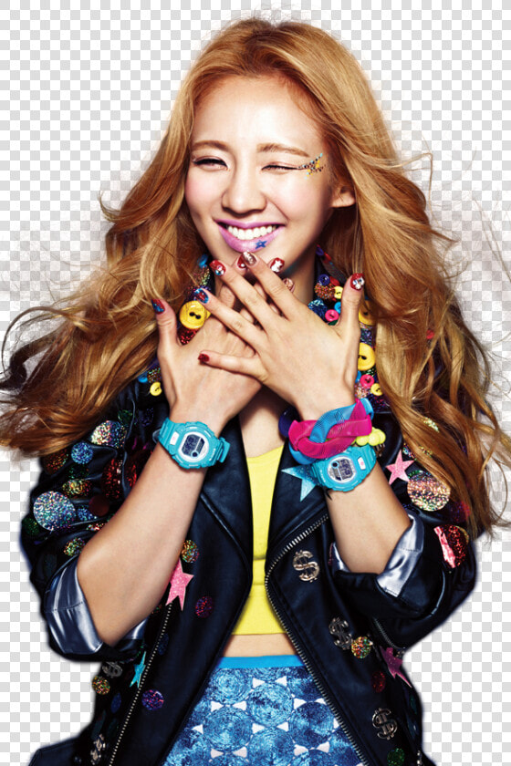 Hyoyeon6   Baby G Ad Casio  HD Png DownloadTransparent PNG