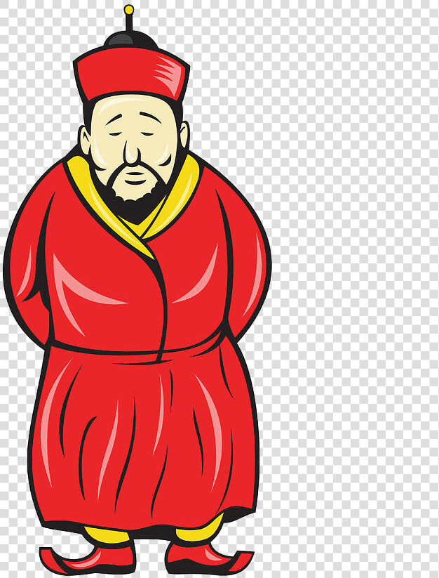 Old Chinese Man Clipart   Asian Guy Cartoon  HD Png DownloadTransparent PNG