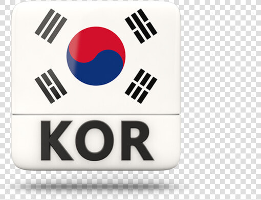 Square Icon With Iso Code   South Korean Flag  HD Png DownloadTransparent PNG