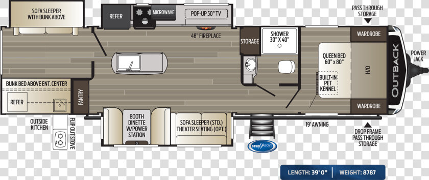 2018 Keystone Outback 340bh  HD Png DownloadTransparent PNG