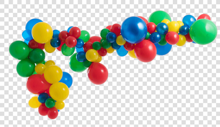 Building Blocks Balloon Garland Kit   Lego Theme Balloon Garland  HD Png DownloadTransparent PNG