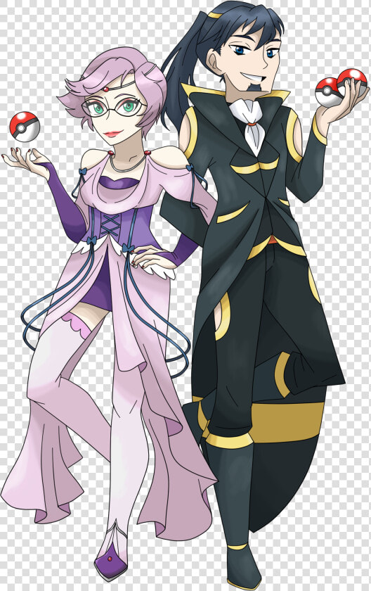 Yale And Nick Gym Leaders   Pokemon Gym Leader Oc  HD Png DownloadTransparent PNG