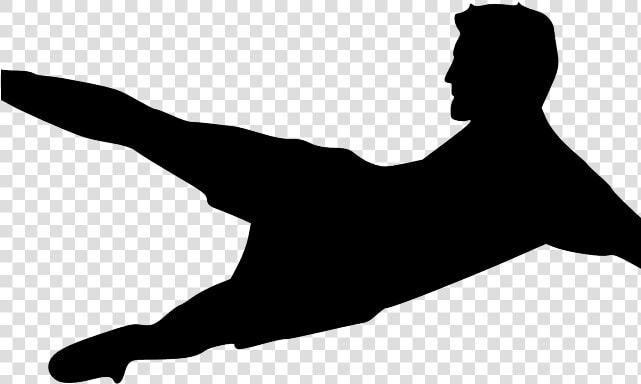 Kicking Soccer Ball Silhouette  HD Png DownloadTransparent PNG