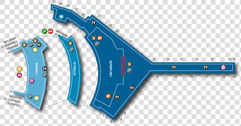 Jfk International Airport   Jfk Terminal 5 Map  HD Png DownloadTransparent PNG