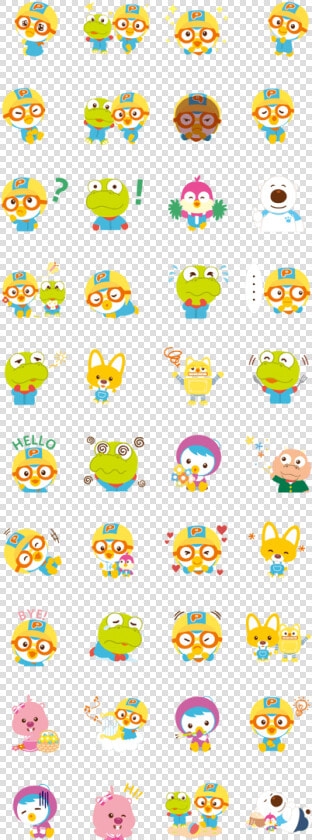 Let S Play With Pororo Vol   Pororo Line Sticker  HD Png DownloadTransparent PNG