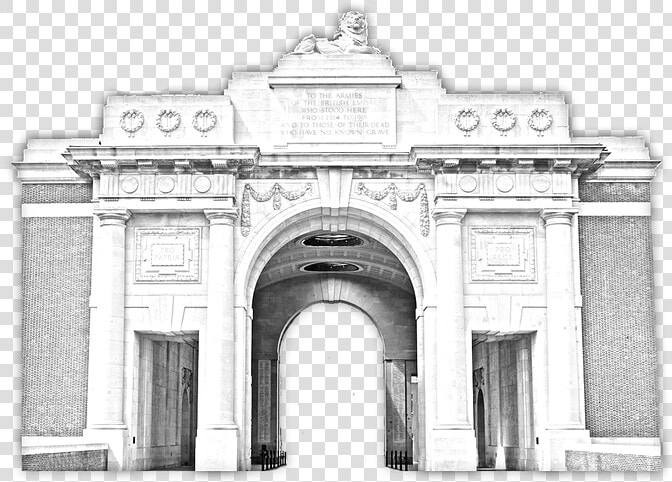 Menin Gate  Memorial  Pencil Sketch   Menin Gate Drawing  HD Png DownloadTransparent PNG