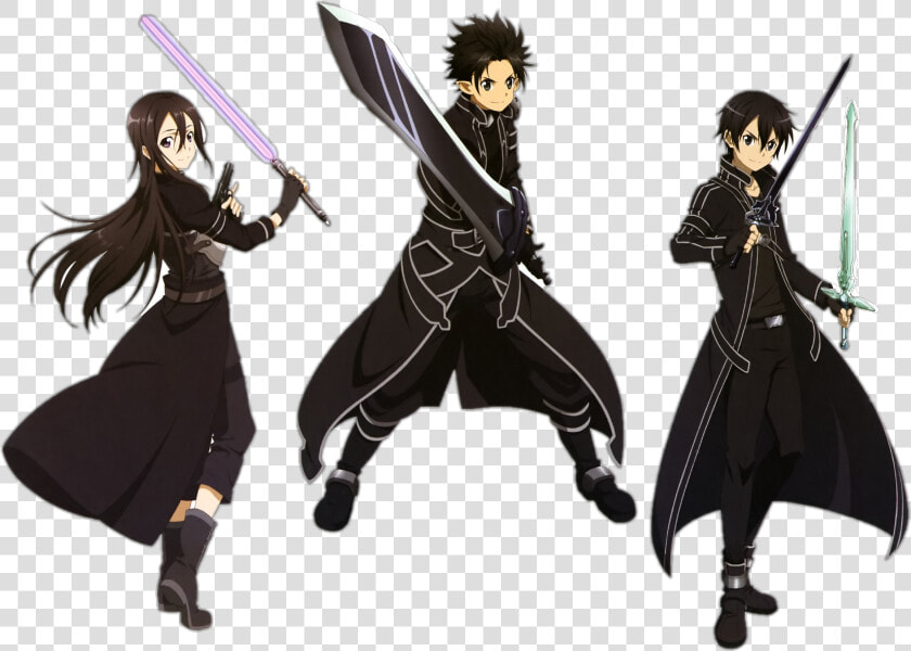 Kirito Sao  Alo Y Ggo   Kirito Sword Art Online  HD Png DownloadTransparent PNG
