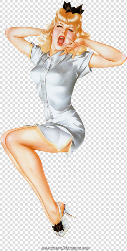 Pin Up Girl Clipart   Nose Art Pin Up Hd  HD Png DownloadTransparent PNG