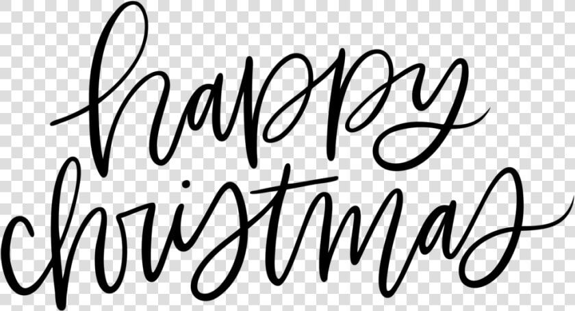 Kbecca Happychristmas Overlay Black  HD Png DownloadTransparent PNG