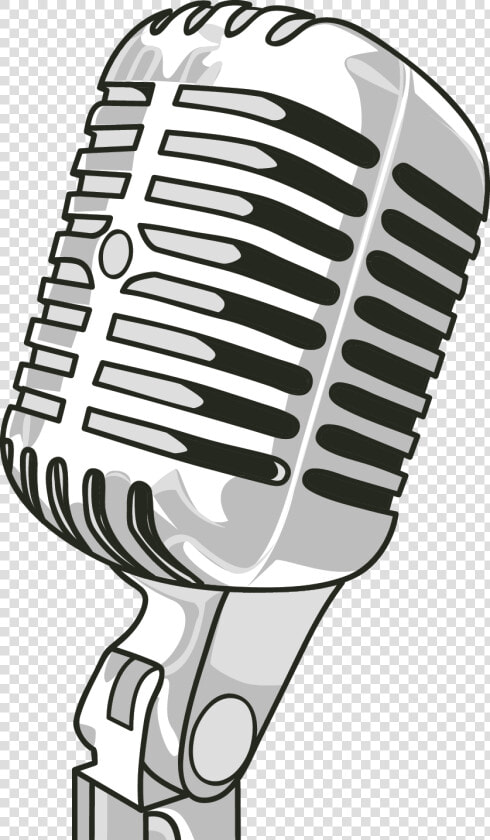 Radio Microphone Clip Art   Microphone Clipart  HD Png DownloadTransparent PNG