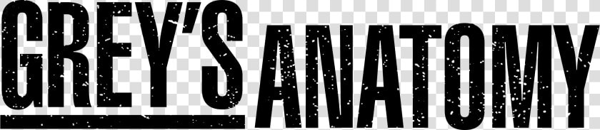 Grey S Anatomy Logo Black And White   Greys Anatomy Logo  HD Png DownloadTransparent PNG
