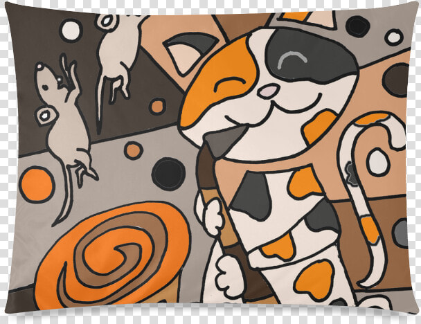 Funny Calico Cat Playing Saxophone Art Custom Zippered   Abstract Saxophone Art  HD Png DownloadTransparent PNG