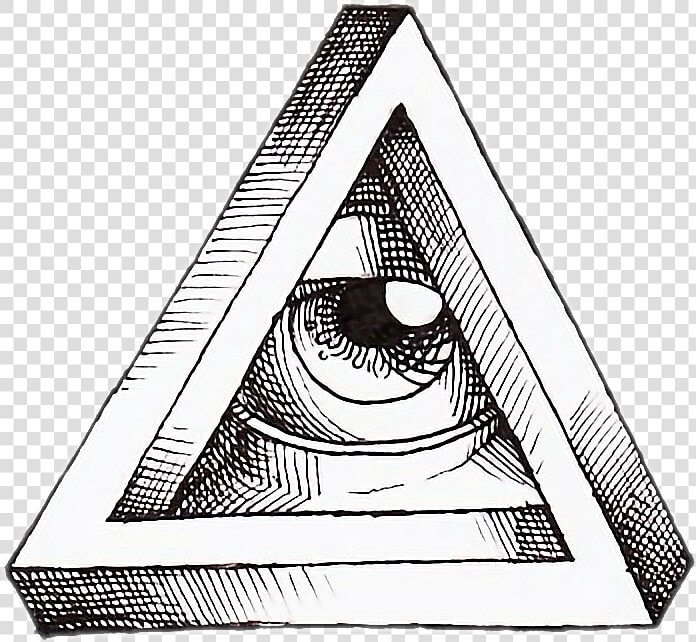  illuminate  eyes  eye  tattoo  ksenia0214   Impossible Triangle With An Eye  HD Png DownloadTransparent PNG