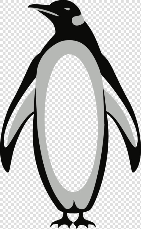 Flightless Bird silhouette wing   Free Black And White Clip Art Penguin  HD Png DownloadTransparent PNG