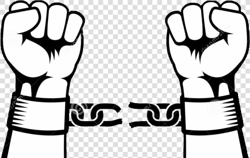 Download Hands Breaking A Chain Clipart Drawing Clip   Imagen De Manos Rompiendo Cadenas  HD Png DownloadTransparent PNG