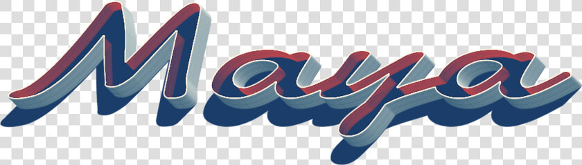 Maya 3d Letter Png Name  Transparent PngTransparent PNG