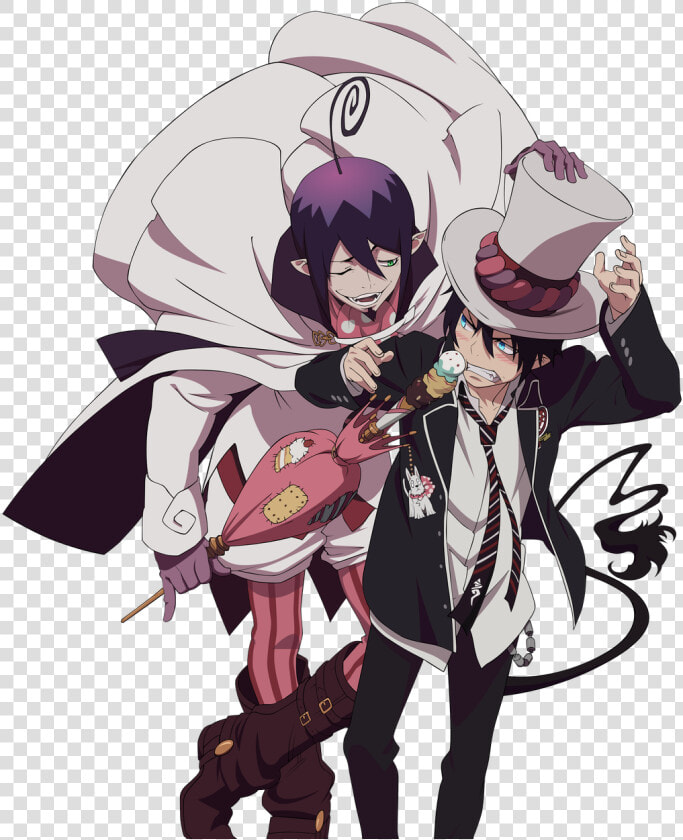 Go To Source   Blue Exorcist Rin And Mephisto  HD Png DownloadTransparent PNG