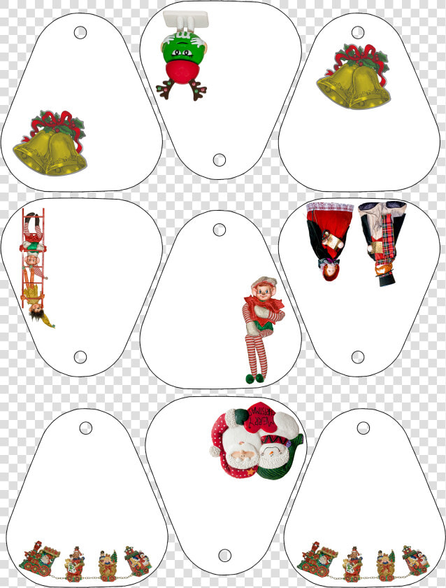 Christmas Gift Tag Templates   Cartoon  HD Png DownloadTransparent PNG