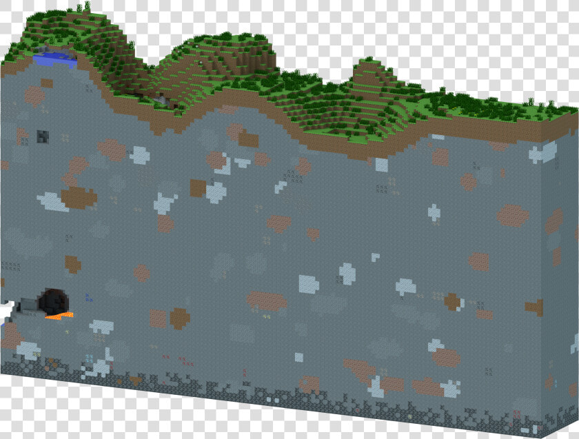 Isometric Minecraft Slice   House  HD Png DownloadTransparent PNG
