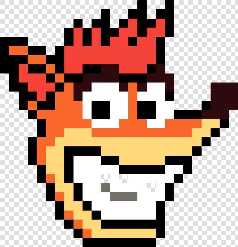 Hama Beads Crash Bandicoot  HD Png DownloadTransparent PNG