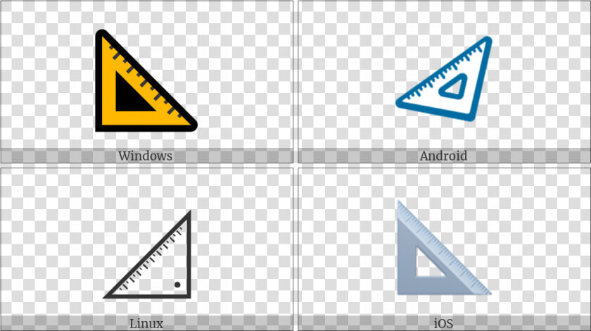 Triangular Ruler On Various Operating Systems   Triangle  HD Png DownloadTransparent PNG