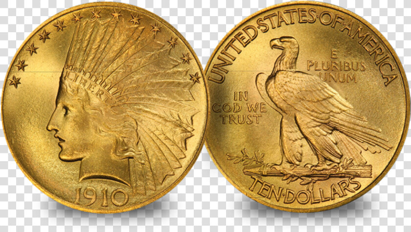 Transparent Indian Head Png   Dollar Coin 1910  Png DownloadTransparent PNG
