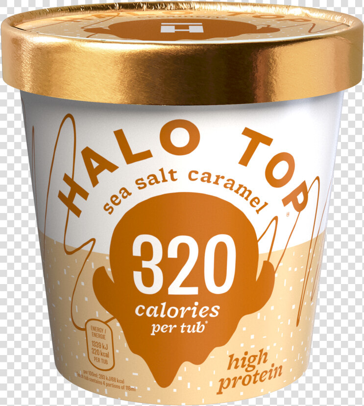 Ht17 Uk Ssc Fr 750x750   Halo Top Salted Caramel  HD Png DownloadTransparent PNG