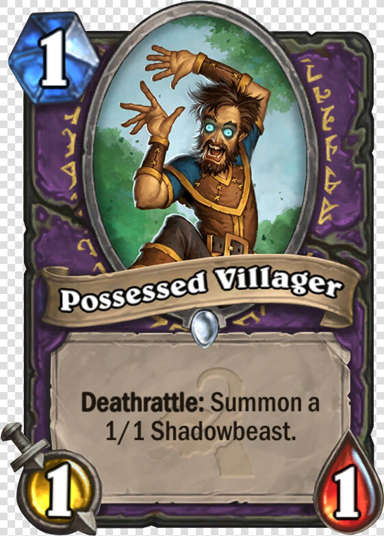 Possessed Villager Hearthstone  HD Png DownloadTransparent PNG