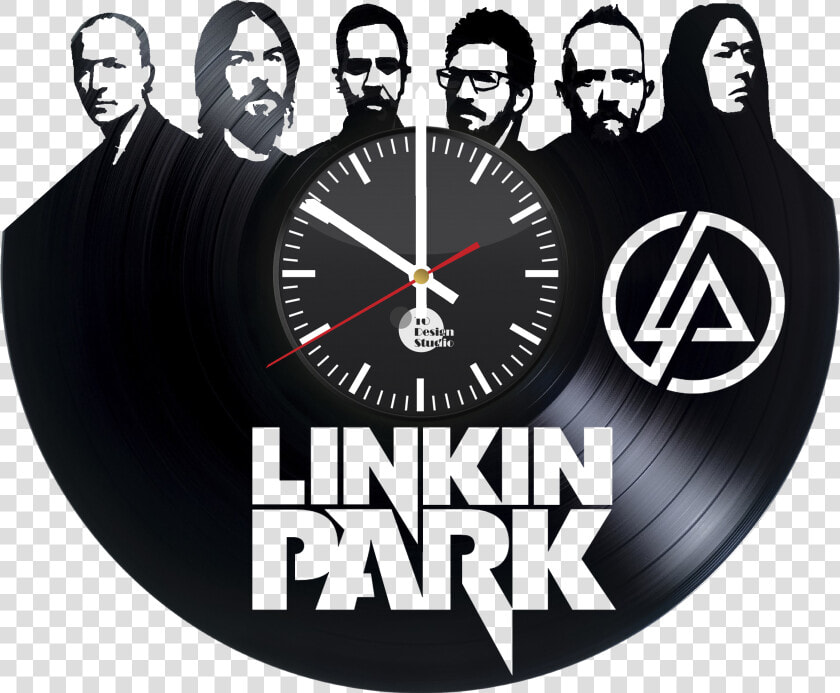 Linkin Park Handmade Vinyl Record Wall Clock Big   Linkin Park Png Logo  Transparent PngTransparent PNG