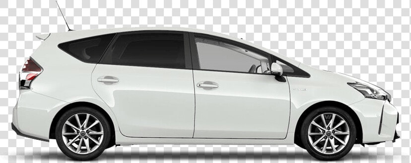 Pure White Toyota Prius   Toyota Prius 7 Seats Car  HD Png DownloadTransparent PNG