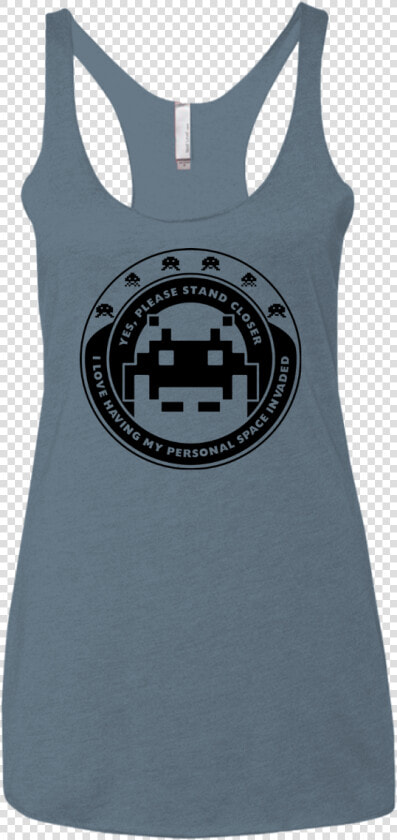 Personal Space Invader Women S Triblend Racerback Tank   Clothing  HD Png DownloadTransparent PNG