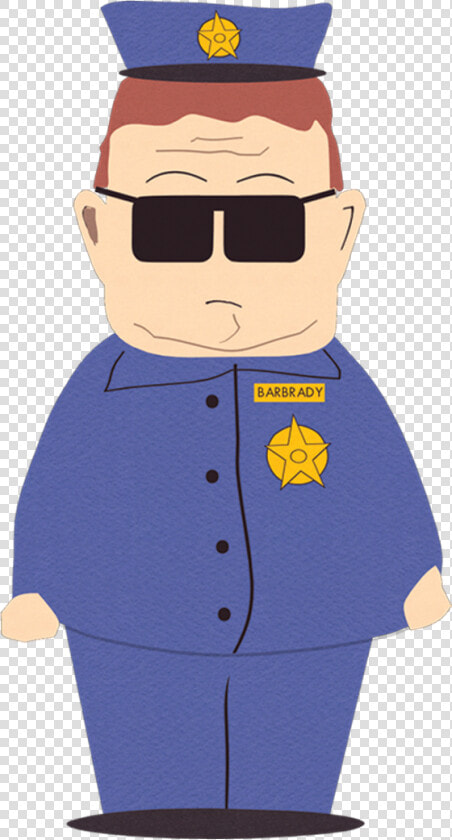 South Park Policeman   Png Download   Barbrady South Park Cop  Transparent PngTransparent PNG