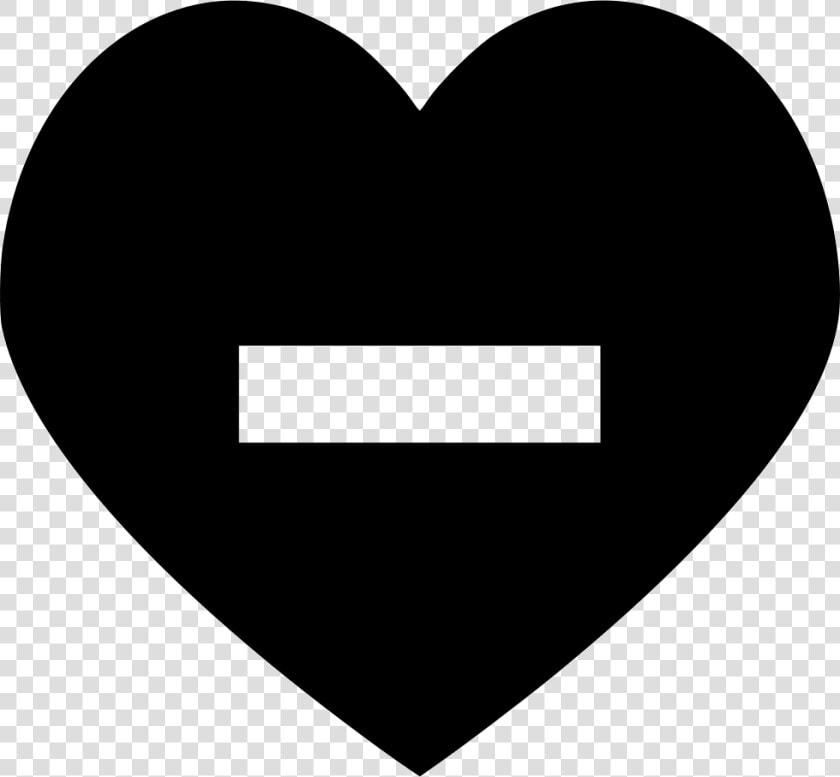 Minus Favorite Love Svg   Heart  HD Png DownloadTransparent PNG