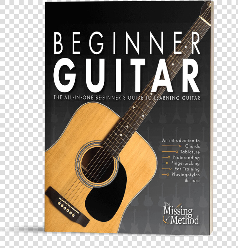 Beginner Guitar Book Cover   Acoustic Guitar  HD Png DownloadTransparent PNG