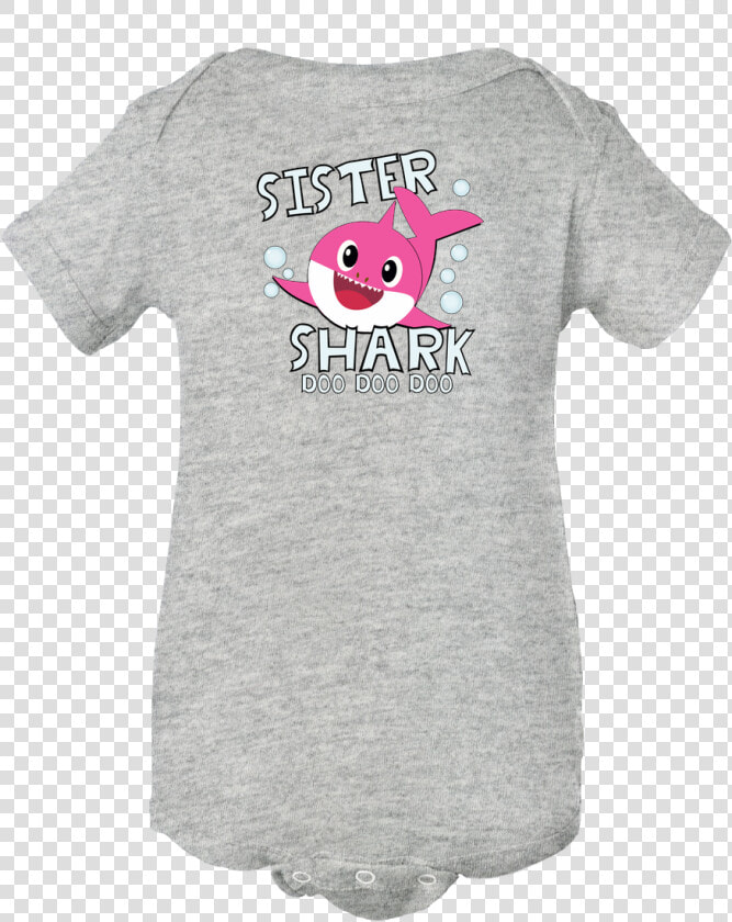 Sister Shark Doo Doo Doo Cute Baby Shark Onesie Bodysuit   Infant Bodysuit  HD Png DownloadTransparent PNG