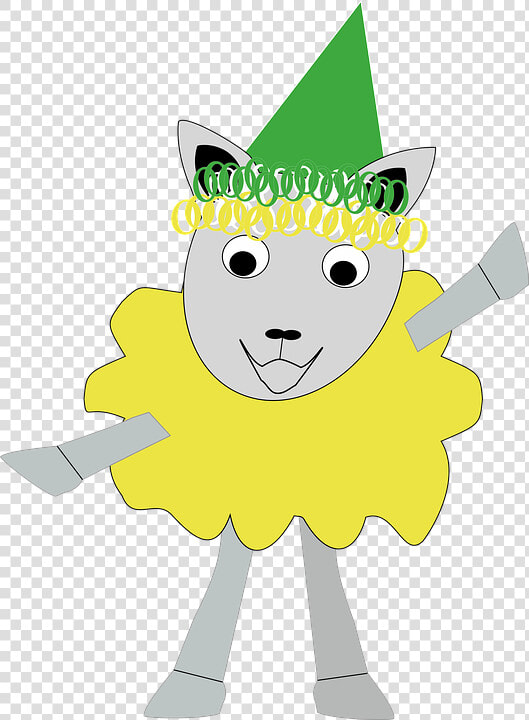 Sheep  Lamb  Emoji  Smile  Happy  Laugh  Excited  Party   Cartoon  HD Png DownloadTransparent PNG