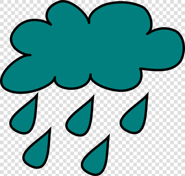 Rain Cloud Svg Clip Arts   Cloud Rain Cartoon Transparent  HD Png DownloadTransparent PNG
