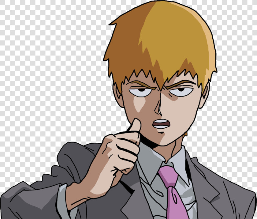 Transparent Kamina Glasses Png   Reigen Arataka Transparent  Png DownloadTransparent PNG