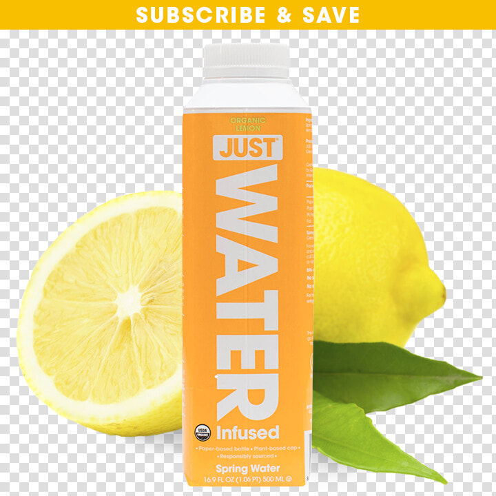 Organic Pack Just Water   Sweet Lemon  HD Png DownloadTransparent PNG