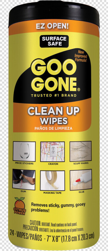 Goo Gone Clean Up Wipes   Goo Gone  HD Png DownloadTransparent PNG