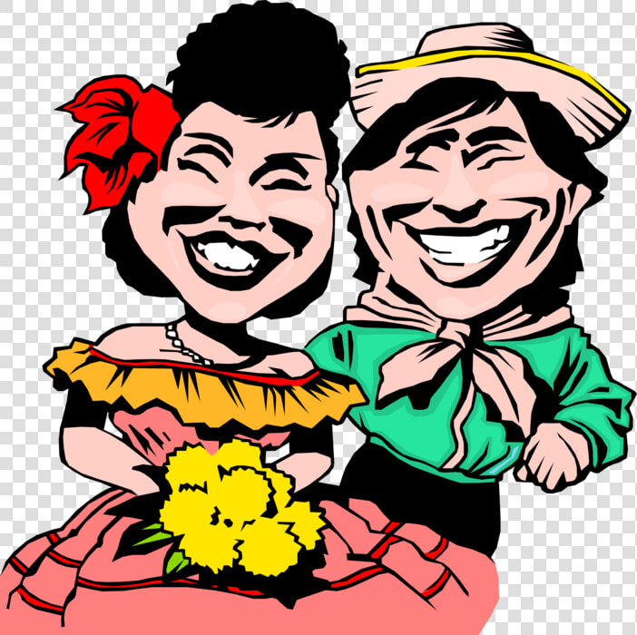 Vector Illustration Of Southern American Indigenous   Cartoon  HD Png DownloadTransparent PNG