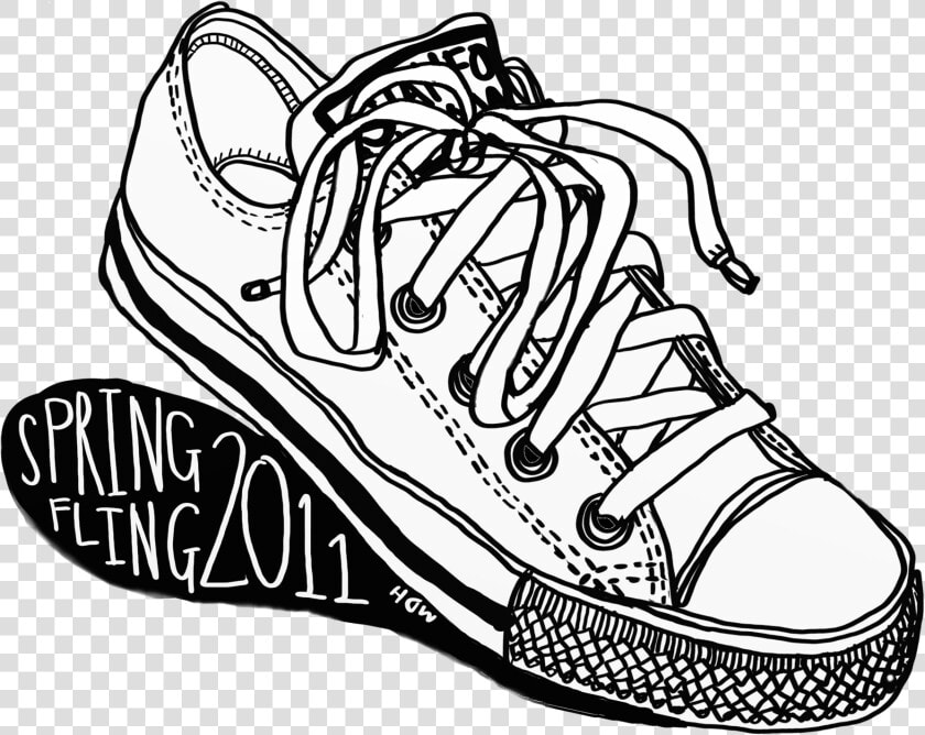   Converse T Shirt Art Clipart   Png Download   Converse Shoe Drawing  Transparent PngTransparent PNG