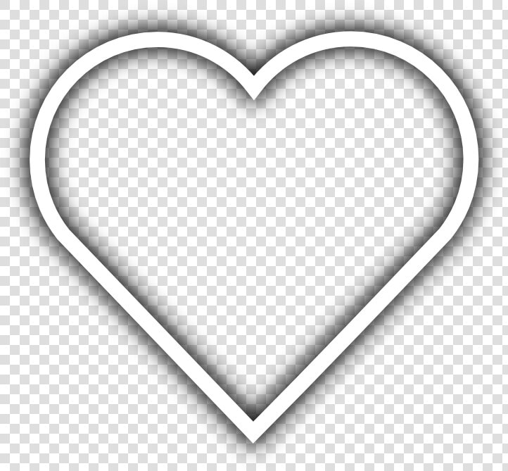 White Heart Shape Png Graphic Stock   White Love Heart Outline  Transparent PngTransparent PNG