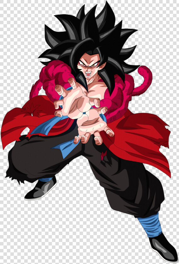 Xeno Goku Super Saiyan 4  HD Png DownloadTransparent PNG