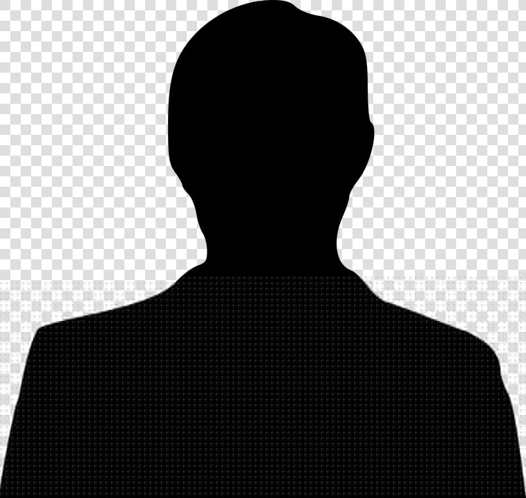 Silhouette Of A Man  Male Silhouette  Bust Silhouette   Silhouette Man  HD Png DownloadTransparent PNG