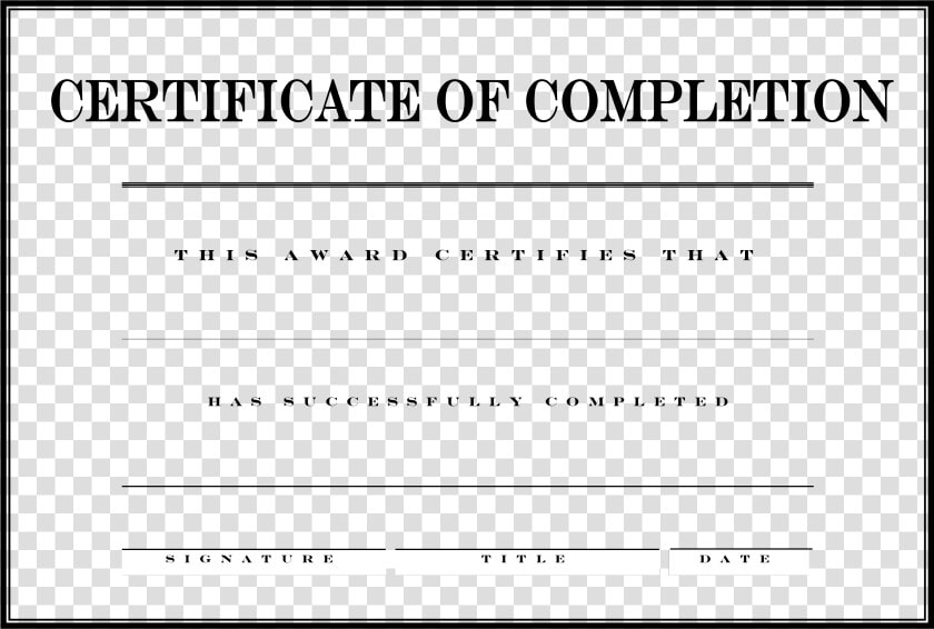Transparent Blank Certificate Template Png   Certificate Of Achievement Template  Png DownloadTransparent PNG