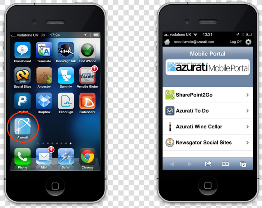 Azurati Mobile Portal For Html5 Mobile Applications2   Mobile Application Screen  HD Png DownloadTransparent PNG